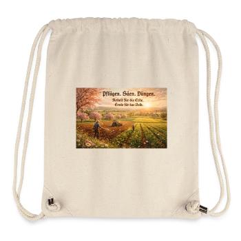 Historische Feldarbeit im Sonnenlicht - Stanley/Stella recycelter Gym Bag - Naturweiß - Vorne