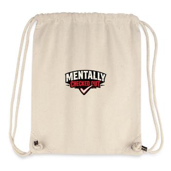 Mental abgeschaltet - Stanley/Stella recycelter Gym Bag - Naturweiß - Vorne