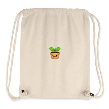 Süßer Keimtopf Kawaii-Stil - Stanley/Stella recycelter Gym Bag - Naturweiß - Vorne