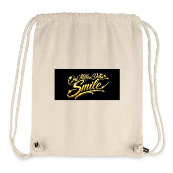 Millionen-Dollar-Lächeln - Stanley/Stella recycelter Gym Bag - Naturweiß - Vorne