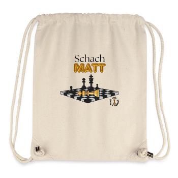 Schach Matt - Gropbs Schach Club - Stanley/Stella recycelter Gym Bag - Naturweiß - Vorne