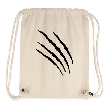 kratzer tatze klaue claws pfote - Stanley/Stella recycelter Gym Bag - Naturweiß - Vorne