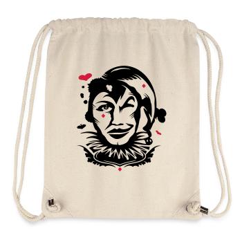 Spielkarte Joker - Stanley/Stella recycelter Gym Bag - Naturweiß - Vorne