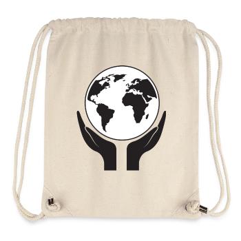 Save our planet - Stanley/Stella Recycled Gym Bag - natural - Front