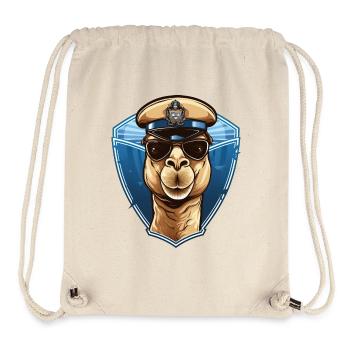 Camel Policeman - Stanley/Stella Recycled Gym Bag - natural - Front