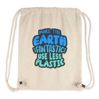 Réduire le plastique - Sac à cordon recyclé Stanley/Stella - blanc naturel - Devant