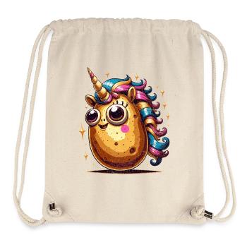 Funny Potato Gift Idea - Stanley/Stella Recycled Gym Bag - natural - Front
