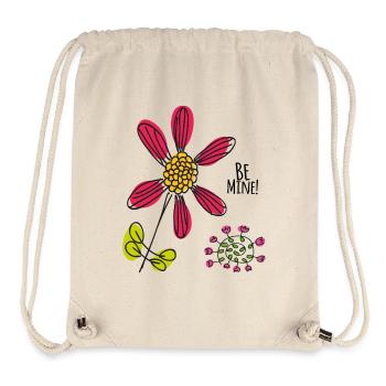 Be Mine - Stanley/Stella recycelter Gym Bag - Naturweiß - Vorne