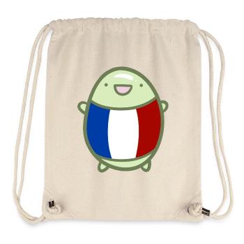 Haricot doux - France - Sac à cordon recyclé Stanley/Stella - blanc naturel - Devant