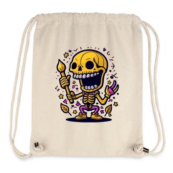 Skeleton - Stanley/Stella Recycled Gym Bag - natural - Front