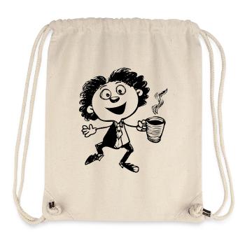 Heiße Tasse - Stanley/Stella recycelter Gym Bag - Naturweiß - Vorne