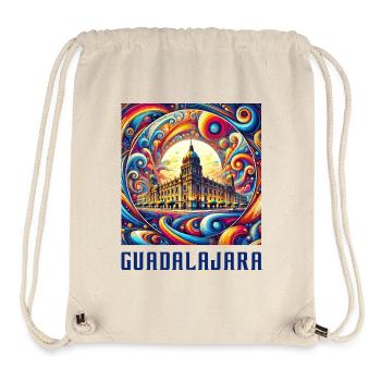 Guadalajara Mexiko Abstrakt Design - Stanley/Stella recycelter Gym Bag - Naturweiß - Vorne