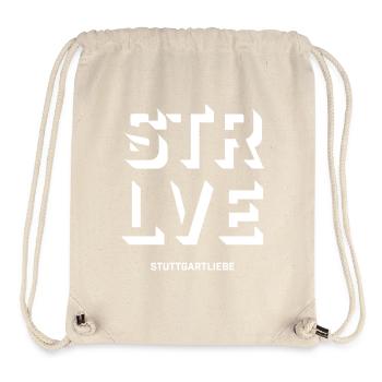 STRLVE Stuttgartliebe - Stanley/Stella recycelter Gym Bag - Naturweiß - Vorne