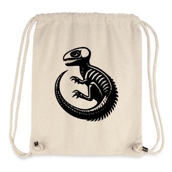 Dinosaurier-Fossil - Stanley/Stella recycelter Gym Bag - Naturweiß - Vorne