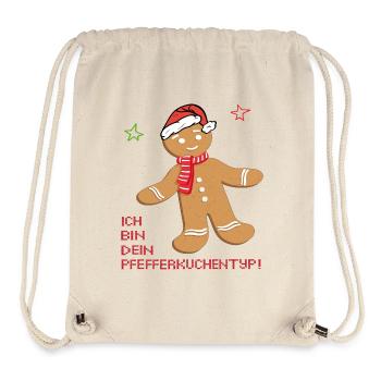 Advent, Pfefferkuchen - Stanley/Stella recycelter Gym Bag - Naturweiß - Vorne