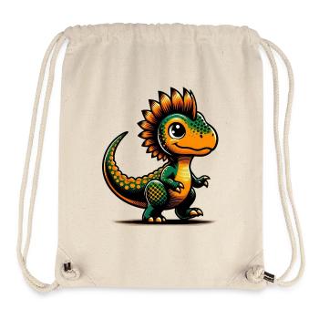 Dinosaur - Stanley/Stella Recycled Gym Bag - natural - Front