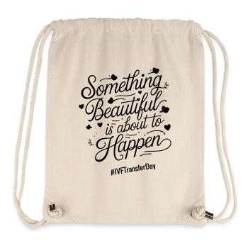 A new beginning with IVF - Stanley/Stella Recycled Gym Bag - natural - Front