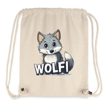 Wolfi - Your pet name - Stanley/Stella Recycled Gym Bag - natural - Front