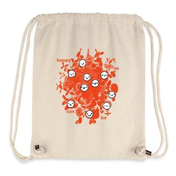 So glücklich wie möglich - Stanley/Stella recycelter Gym Bag - Naturweiß - Vorne