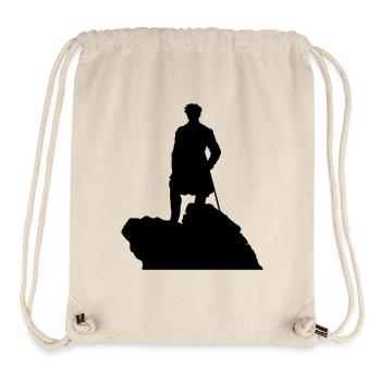 Le vagabond au-dessus de la mer de brouillard Caspar David Fried - Sac à cordon recyclé Stanley/Stella - blanc naturel - Devant