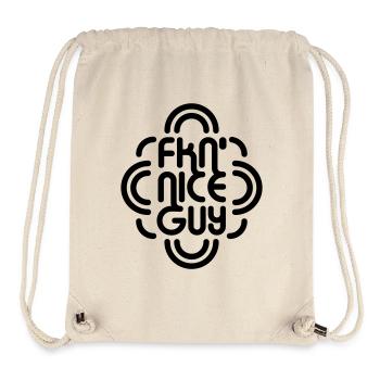 FKN Nice Guy - Stanley/Stella recycelter Gym Bag - Naturweiß - Vorne