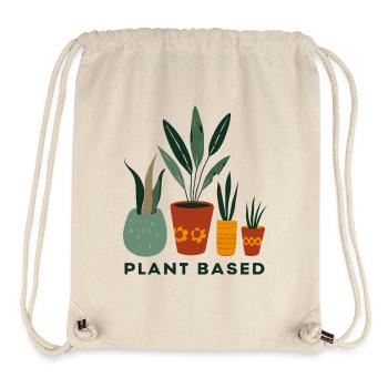 Pflanzliche Freunde Töpfe - Stanley/Stella recycelter Gym Bag - Naturweiß - Vorne