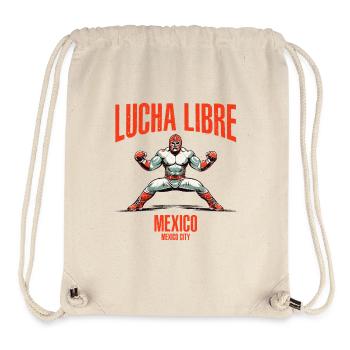 Maskiert Lucha Libre Luchador Mexikanisches Wrestling - Stanley/Stella recycelter Gym Bag - Naturweiß - Vorne