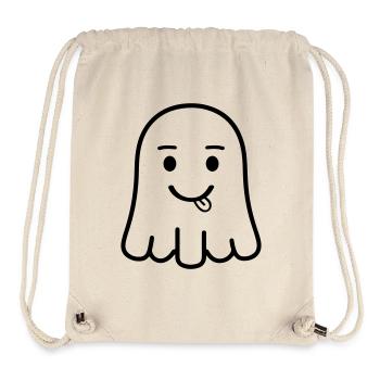 Bande dessinée fantôme - Sac à cordon recyclé Stanley/Stella - blanc naturel - Devant