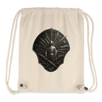 Crusader Shield Circle with Weapons - Stanley/Stella Recycled Gym Bag - natural - Front