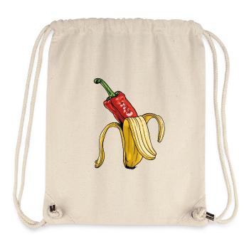Surreale Pepper-Banane Kunst - Stanley/Stella recycelter Gym Bag - Naturweiß - Vorne
