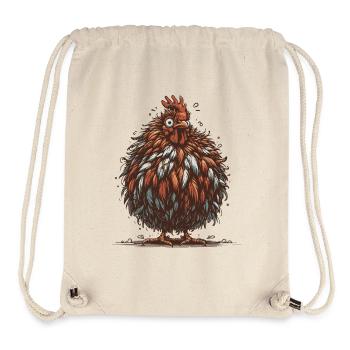 Eggsistential Crisis - Stanley/Stella recycelter Gym Bag - Naturweiß - Vorne