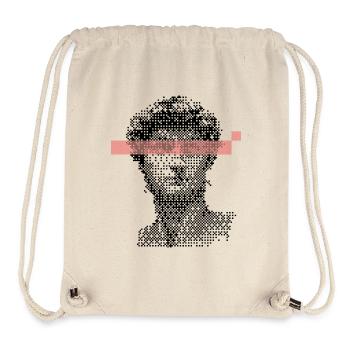 Digital David Michelangelo Pixel-Design - Stanley/Stella recycelter Gym Bag - Naturweiß - Vorne