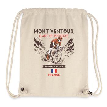 Mont Ventoux Cycling - Road Bike Design - Stanley/Stella Recycled Gym Bag - natural - Front