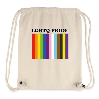 LGBTQ Pride Inklusive Pride-Farben - Stanley/Stella recycelter Gym Bag - Naturweiß - Vorne