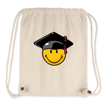 Smiley Graduation - Stanley/Stella recycelter Gym Bag - Naturweiß - Vorne