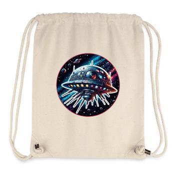 Fantastic spider spaceship in space - Stanley/Stella Recycled Gym Bag - natural - Front