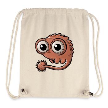 Funny little monster with big eyes - Stanley/Stella Recycled Gym Bag - natural - Front