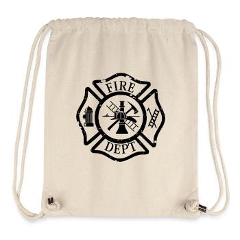 Feuer - Stanley/Stella recycelter Gym Bag - Naturweiß - Vorne