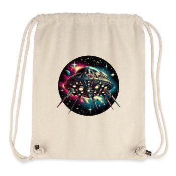Fantastic spider spaceship in space - Stanley/Stella Recycled Gym Bag - natural - Front