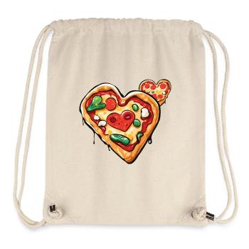 Pizza / Fast Food / Italienisch / Margherita - Stanley/Stella recycelter Gym Bag - Naturweiß - Vorne