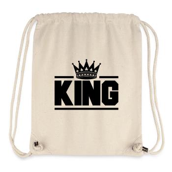 König - Stanley/Stella recycelter Gym Bag - Naturweiß - Vorne