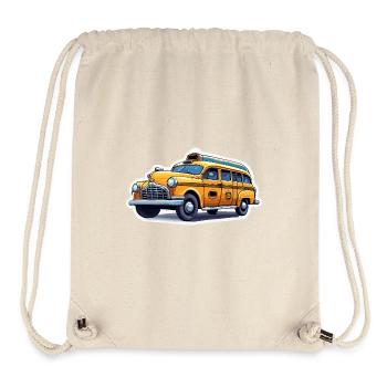 Taxi / Taxi Driver / America / Comic / Old School - Stanley/Stella Recycled Gym Bag - natural - Front