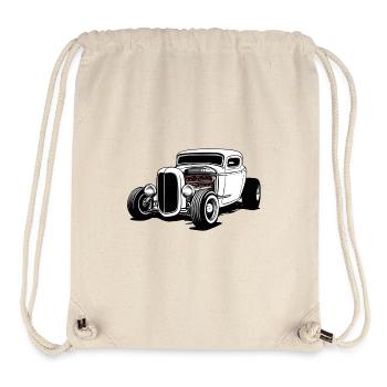 Hot Rod / Car / Vehicle / Automobile / Motor - Stanley/Stella Recycled Gym Bag - natural - Front