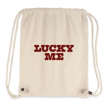 Lucky Me – Retro Lucky Charm Design - Stanley/Stella Recycled Gym Bag - natural - Front