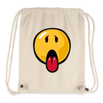 Smiley sick - Stanley/Stella recycelter Gym Bag - Naturweiß - Vorne