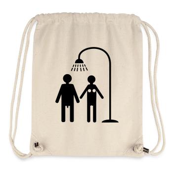 duschen hygiene lebensstil - Stanley/Stella recycelter Gym Bag - Naturweiß - Vorne