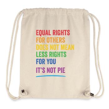 LGBT - Equal Rights For Others - Stanley/Stella Recycled Gym Bag - natural - Front