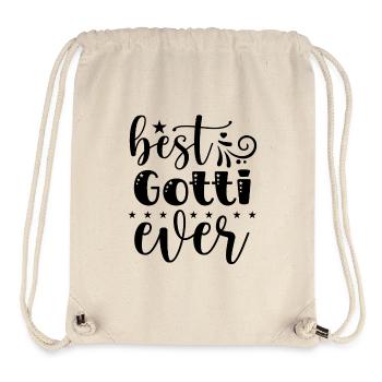 Beste Gotti Patentante Taufpatin Schweiz - Stanley/Stella recycelter Gym Bag - Naturweiß - Vorne