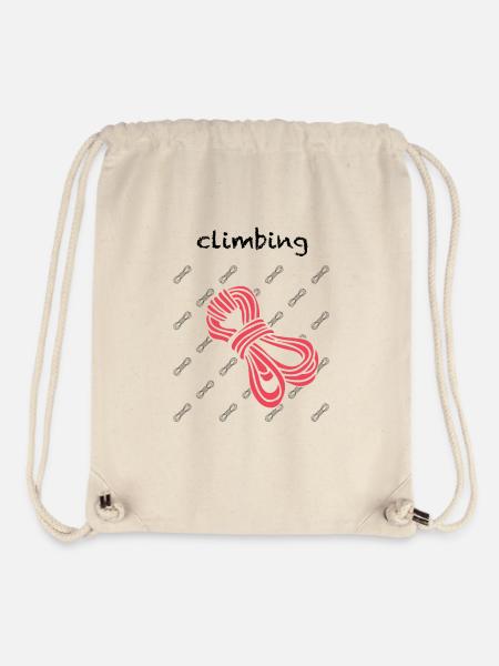 Climbing - Top Rope Rope - Stanley/Stella Recycled Gym Bag - natural