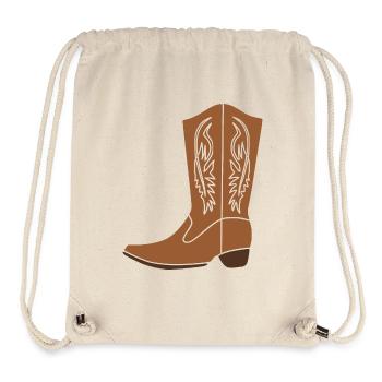 Cowboy Boot - Stanley/Stella Recycled Gym Bag - natural - Front